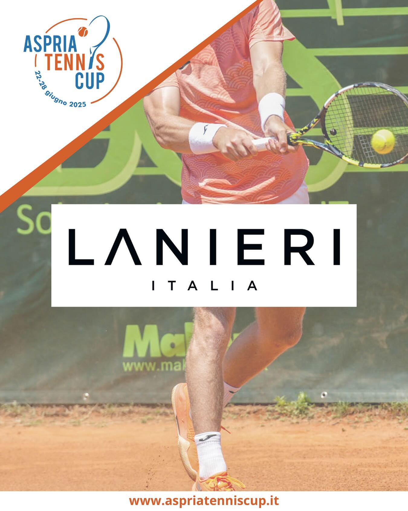 🎾👔 Stile italiano, eleganza in ogni dettaglio.
Diamo il benvenuto a Lanieri come sponsor dell’Aspria Tennis Cup 2025 - Trofeo BCS.
Un brand che porta in campo la raffinatezza del saper fare capi unici sartoriali, con lo stesso rigore e passione che mettiamo nel nostro torneo.
Perché anche nello sport l’eleganza e lo stile personale fanno la differenza.
#aspriatenniscup